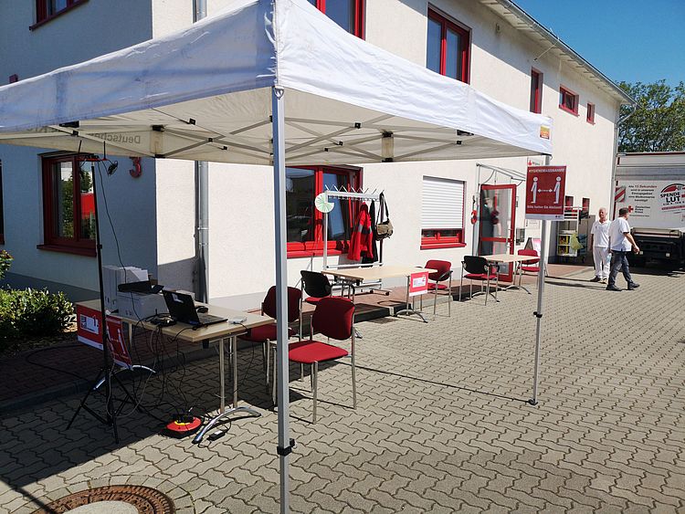 Anmeldung Blutspende Handwerkerstraße Wesela|